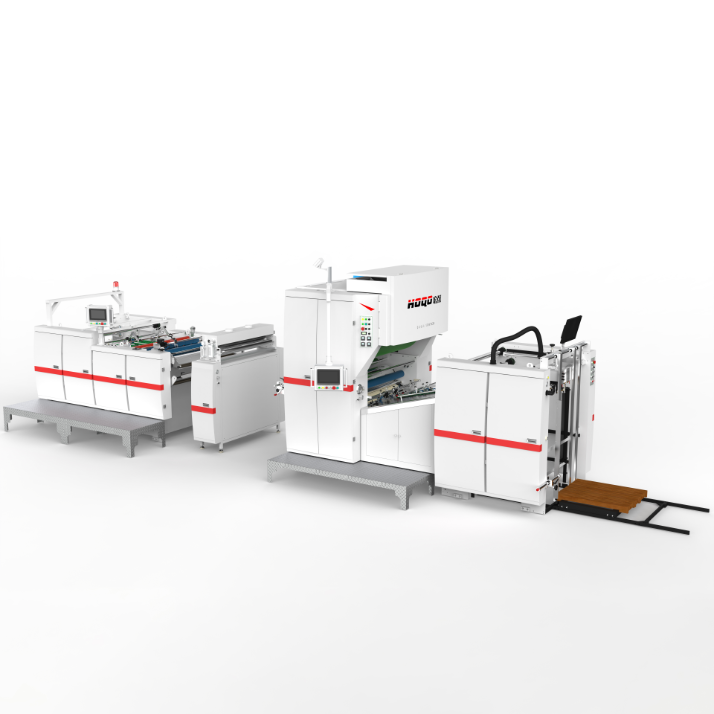 Laminatrice automatica con trattamento corona