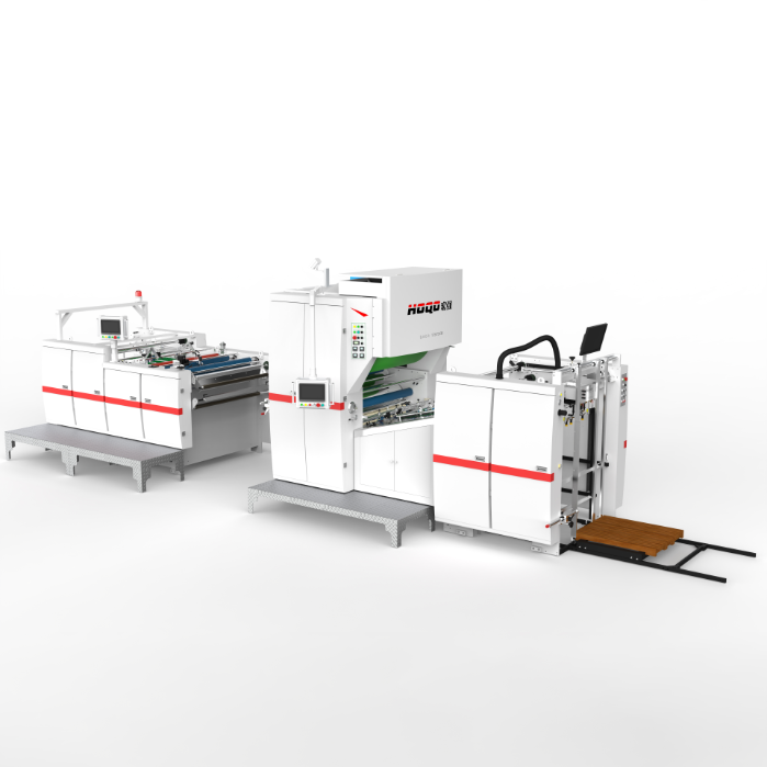 Macchina laminatrice automatica con coltello a disco verticale