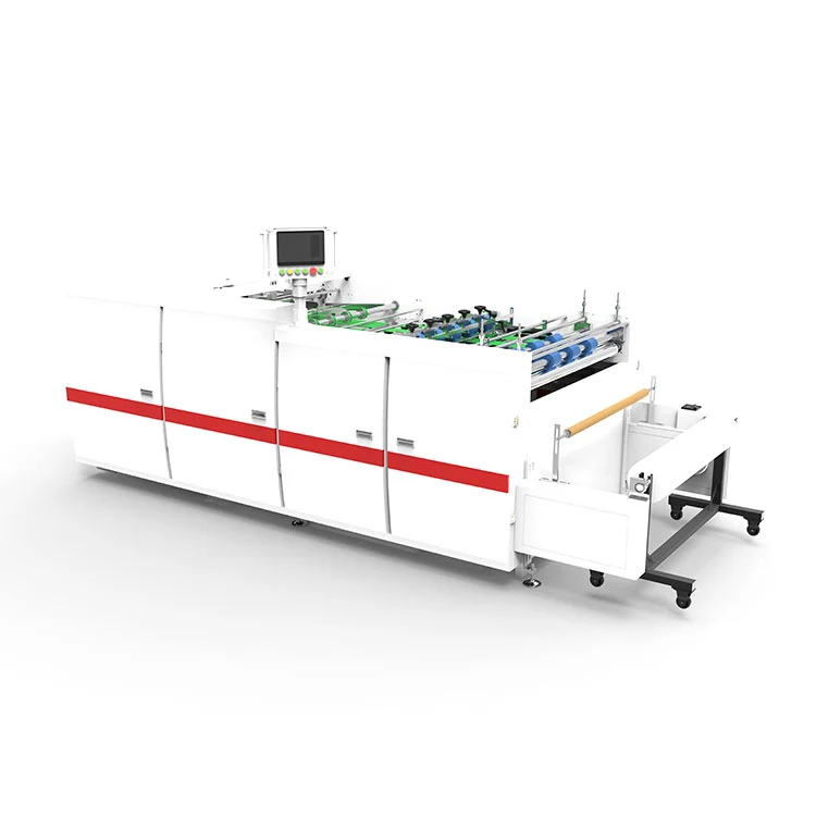 Macchina automatica per la laminazione a freddo a base acqua