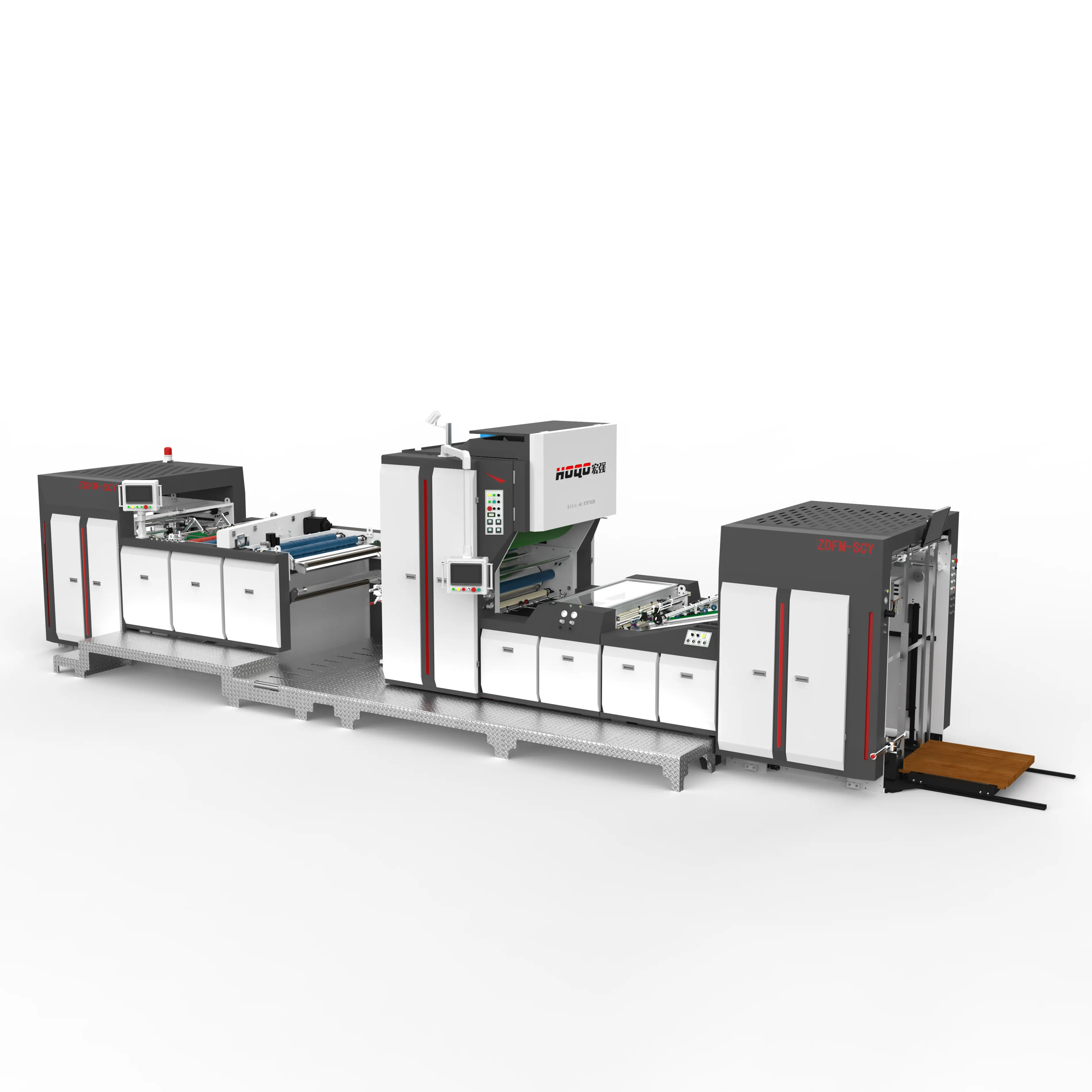 Macchina di laminazione intelligente per la rimozione della polvere con coltello a catena Servo