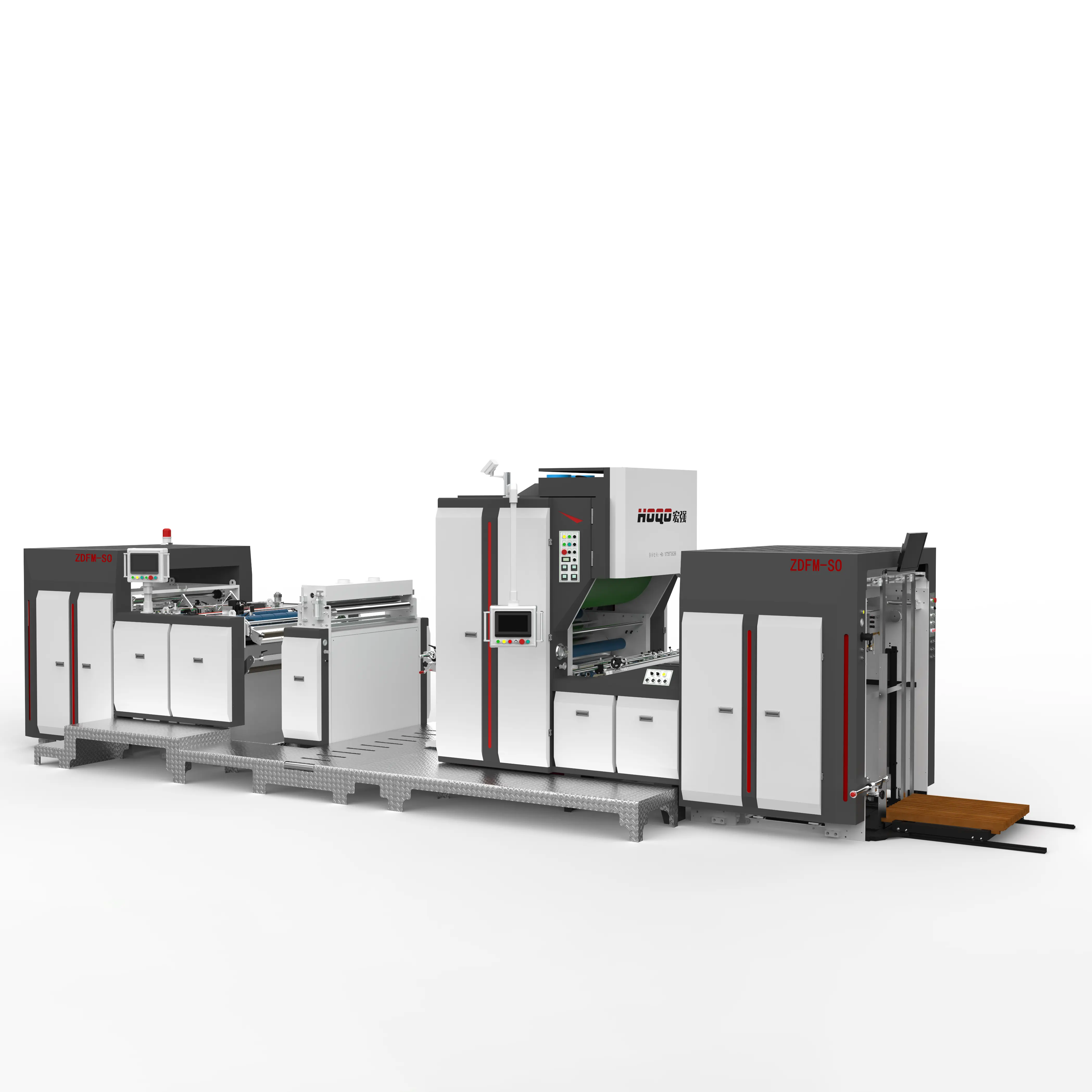 Macchina di laminazione intelligente con trattamento Servo Corona