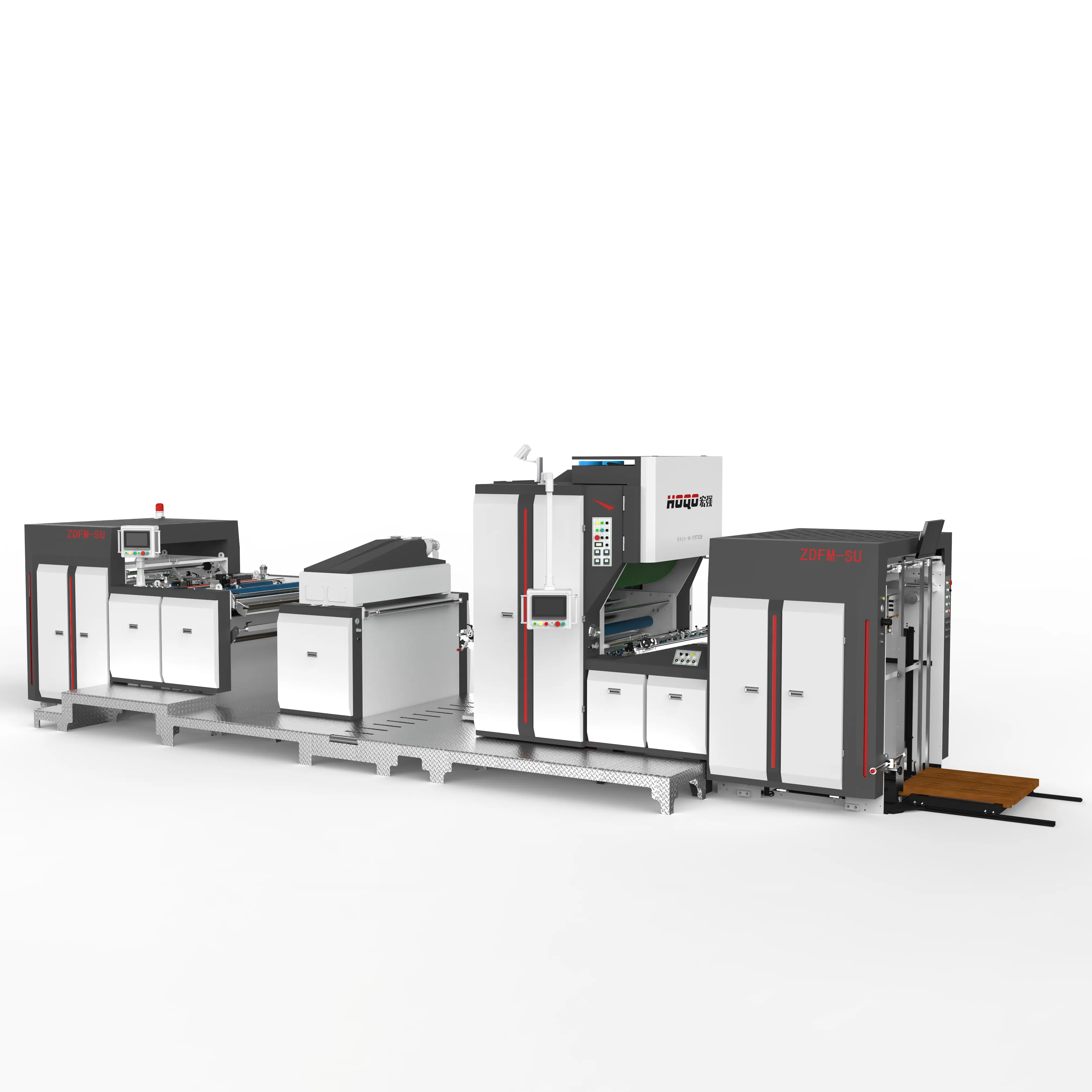 Macchina di laminazione intelligente per polimerizzazione UV Servo
